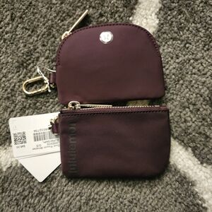 Lululemon Black Plum Dual Pouch